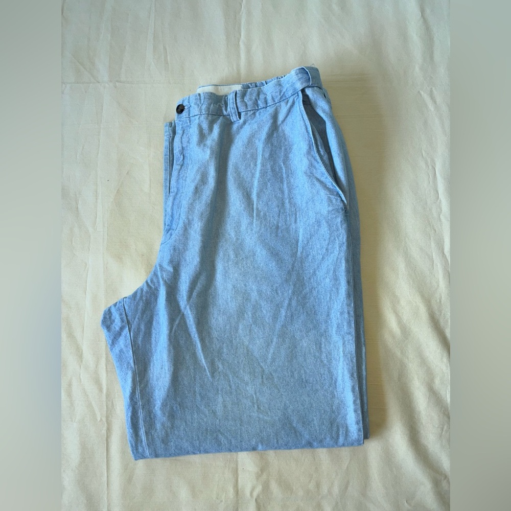 Hangar Generations Dallas TX Men's Light Blue Chinos Size 38 X 31 - Picture 15 of 16